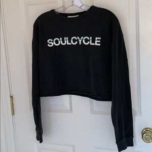 NWT SoulCycle Soho Long Sleeve Cotton Top